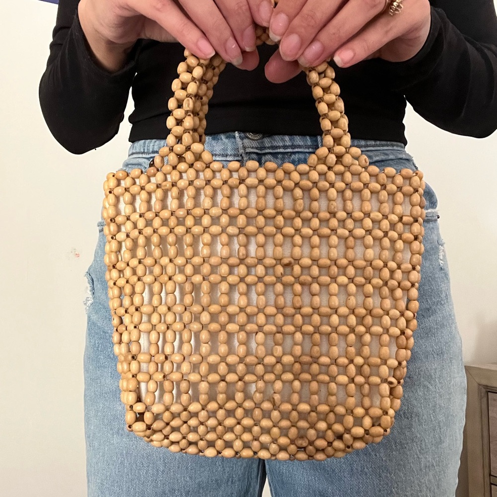 Vintage Croft and barrow plastic beaded purse